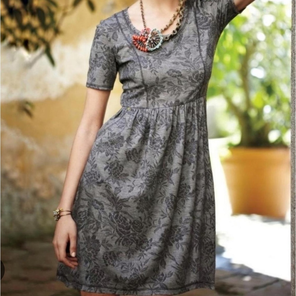 Anthropologie Saturday Sunday scoop neck pocket dress